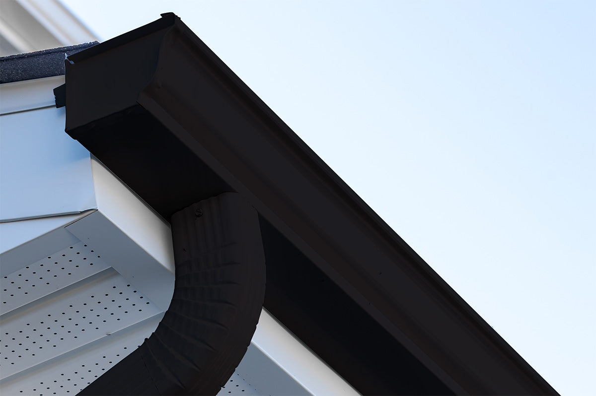 Seamless Gutter - Black