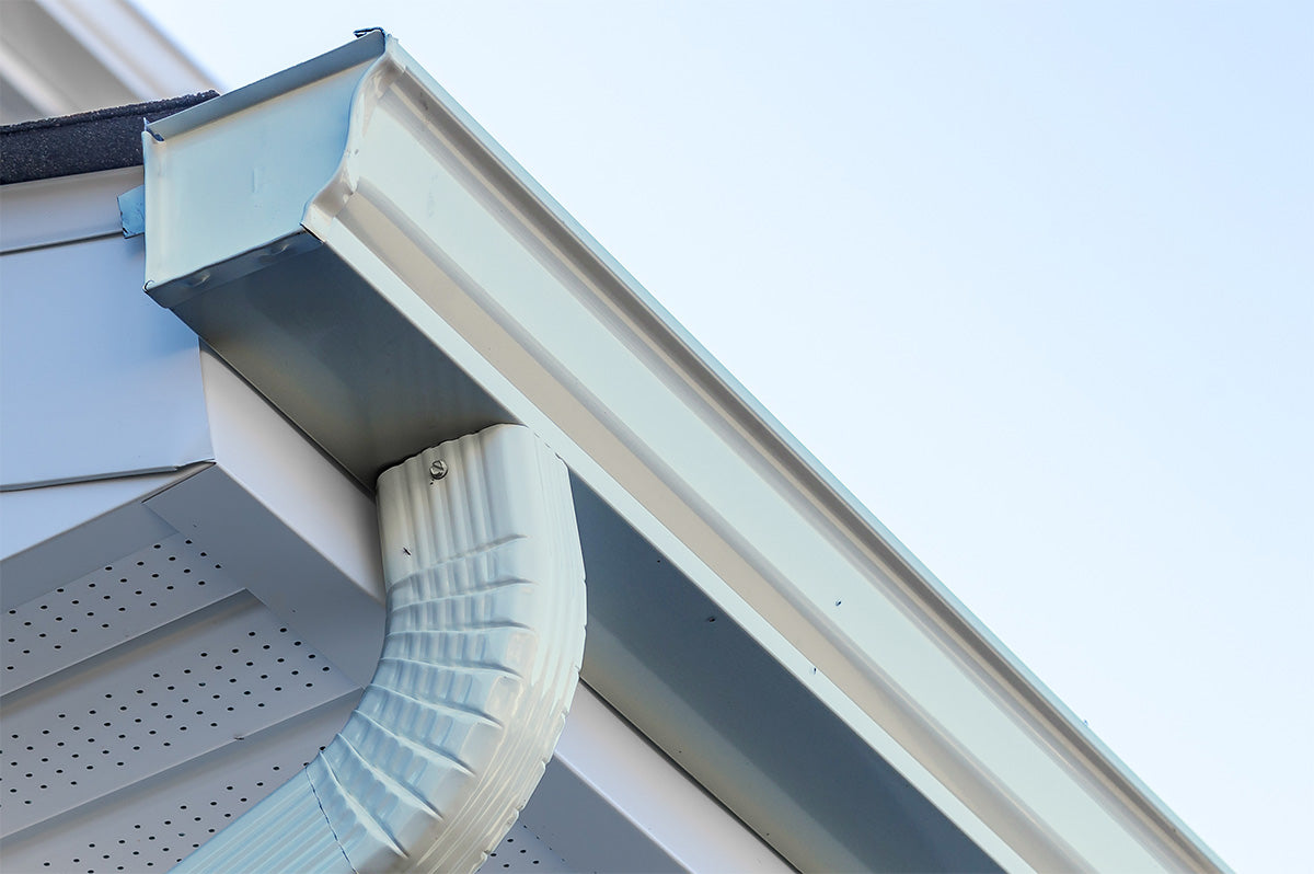 Seamless Gutter - 30 degree White